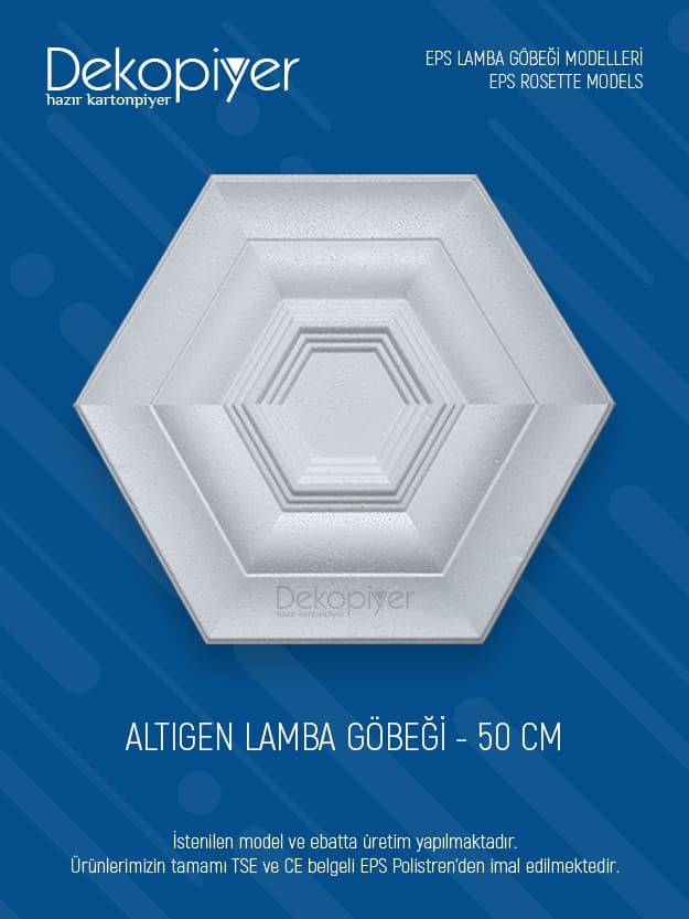 Altıgen Lamba Göbeği 50cm