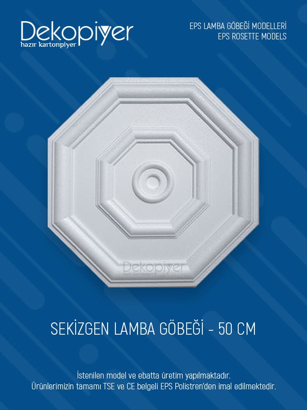 Sekizgen Lamba Göbeği 50cm